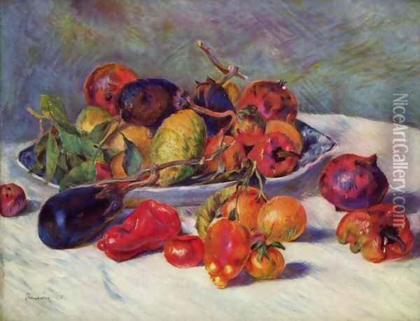 Fruits of the Midi Oil Painting - Pierre Auguste Renoir
