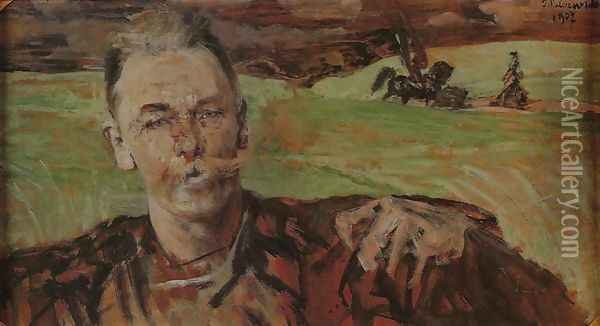 Portrait of Michal Sozanski Oil Painting - Jacek Malczewski