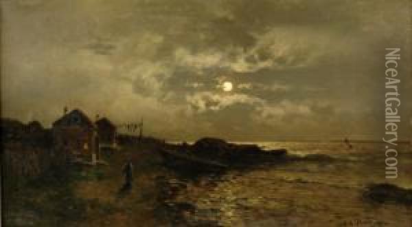 Schwedischer Landschaftsmaler Oil Painting - Axel Wilhelm Nordgren