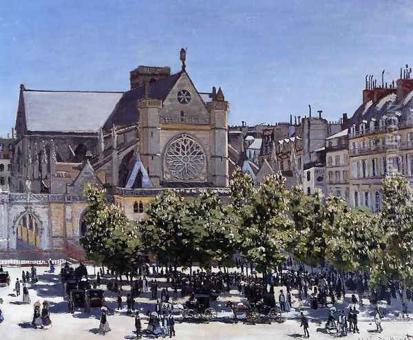 Saint Germain L Auxerrois Oil Painting - Claude Oscar Monet