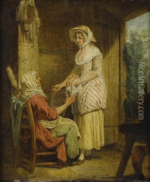 The Affectionate Daughter Oil Painting - Francis Wheatley