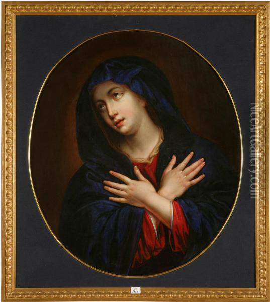 Maddalena Penitente Oil Painting - Antonio Cavallucci