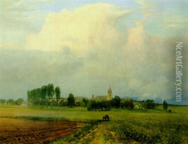 Landschaft Oil Painting - Thomas Leitner