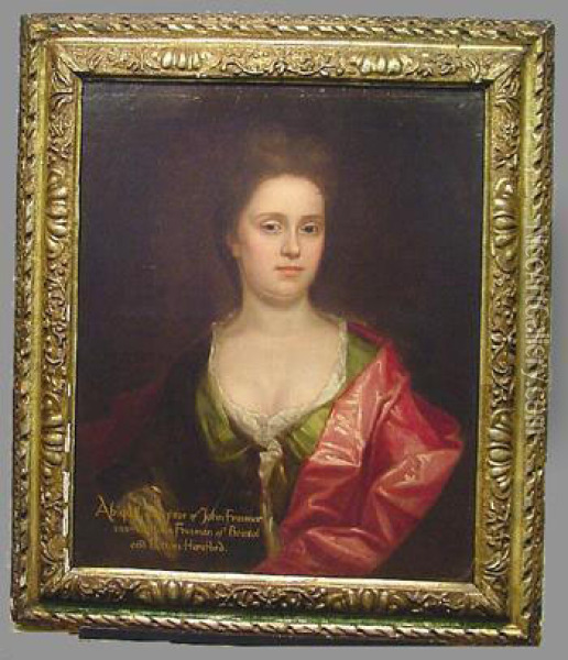 Portrait Of Abigail Freeman Oil Painting - Sir Godfrey Kneller