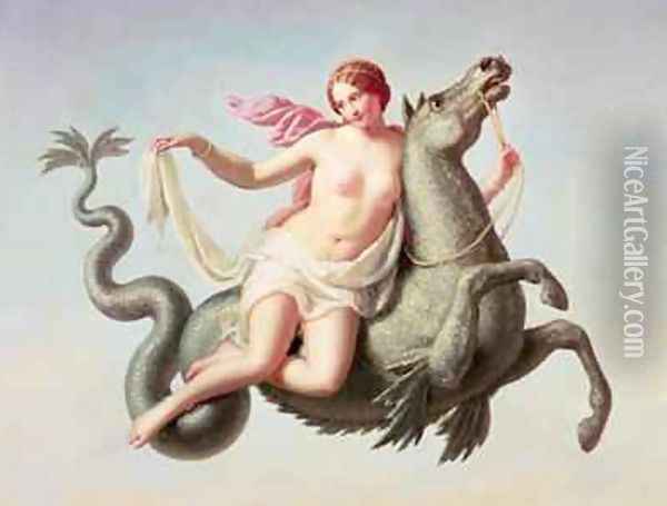 The Escape of Galatea Oil Painting - Michelangelo Maestri