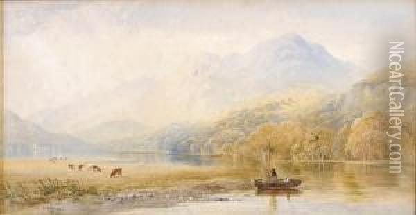 Merionethshire Oil Painting - Cornelius Pearson