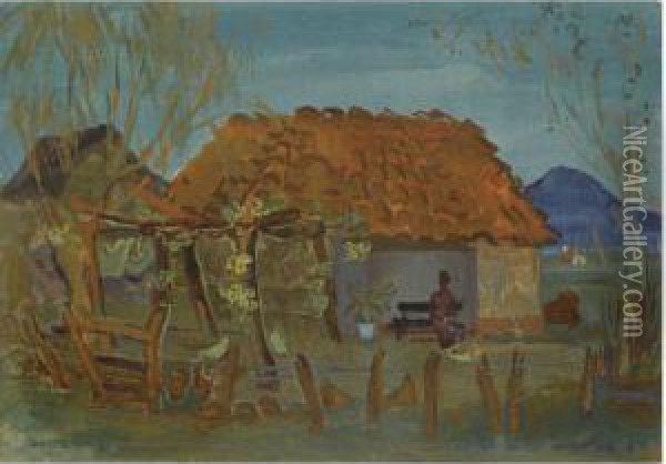 South American Landscape Oil Painting - Dmitrievich Grigor'Ev Boris