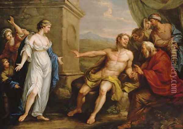 The Continence of Scipio Africanus Oil Painting - Angelica Kauffmann