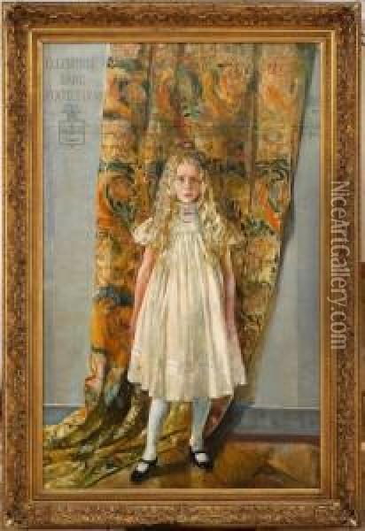 Ellen Hvide Bang 1899 Oil Painting - Christian Krohg