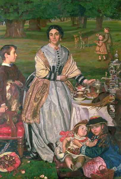 The Childrens Holiday Oil Painting - William Holman Hunt