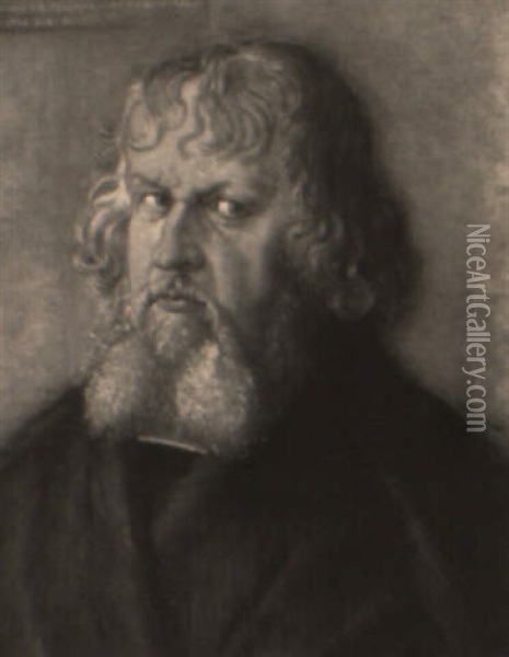 Portrait Of Jerome Holzschuhers Oil Painting - Albrecht Duerer