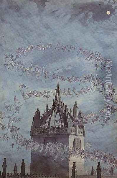 Saint Giles - His Bells Oil Painting - Charles Altamont Doyle