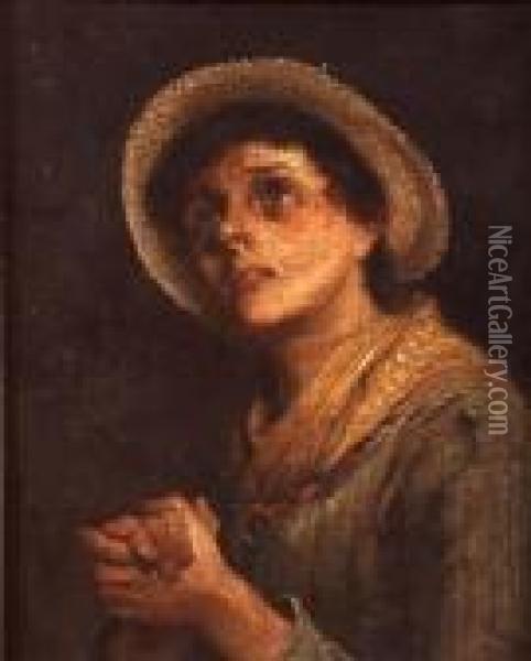 The Prayer Oil Painting - William Harris Weatherhead