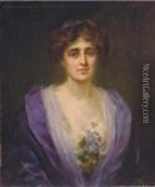 Portrait Of Jeannette Rankin Oil Painting - John Singer Sargent