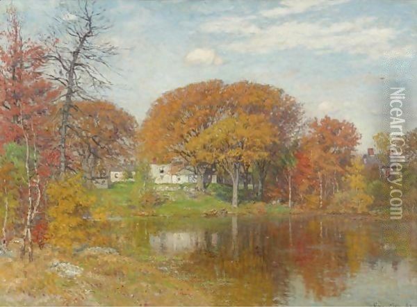 Autumn Morning, Neponset Oil Painting - John Joseph Enneking
