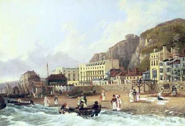 View of Ramsgate Oil Painting - Richard Hume Lancaster