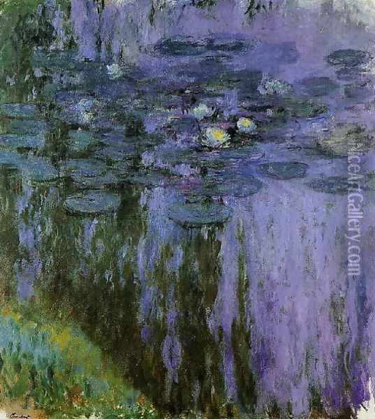 Water Lilies49 Oil Painting - Claude Oscar Monet