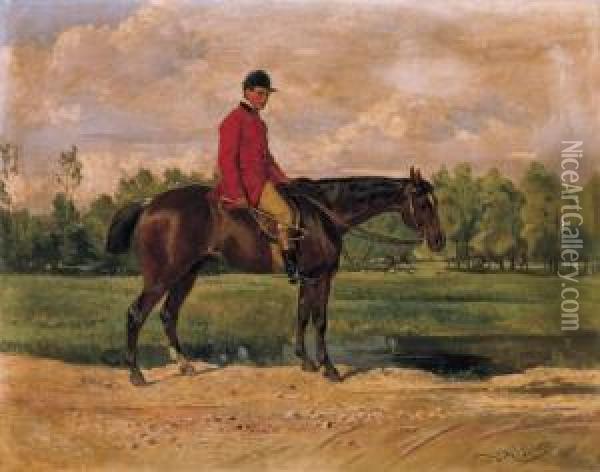 Fox-hunting Oil Painting - Wilhelm Richter