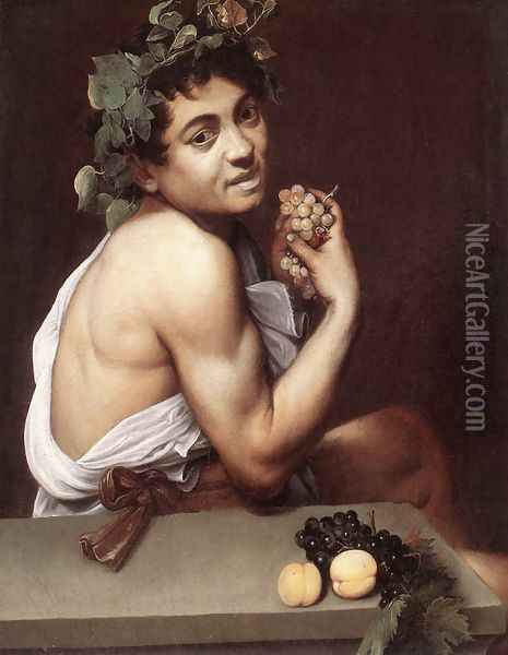 Sick Bacchus Oil Painting - Michelangelo Merisi Da Caravaggio