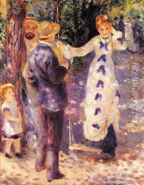 The Swing2 Oil Painting - Pierre Auguste Renoir
