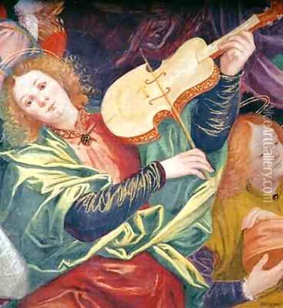 The Concert of Angels 6 Oil Painting - Gaudenzio Ferrari