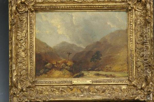 Nr Glencoe Oil Painting - Joseph Haslam Hawksworth