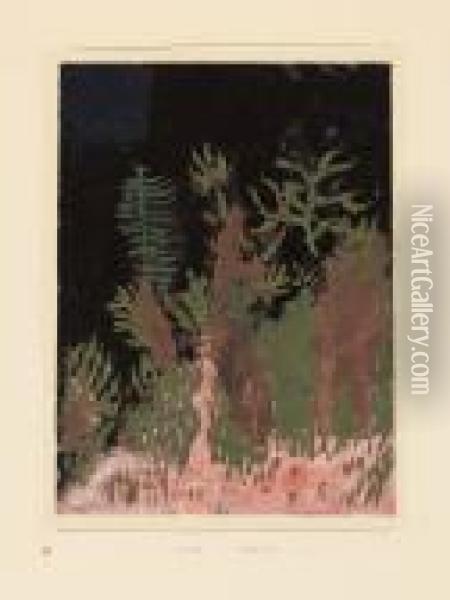 Eingetragen Im Werkverzeichnis Von Klee: Aquarell M. Pastosenfarben, Ital. Ingres Oil Painting - Paul Klee