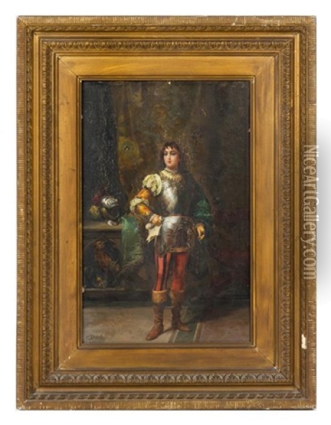Cavalier Oil Painting - Cesare Auguste Detti