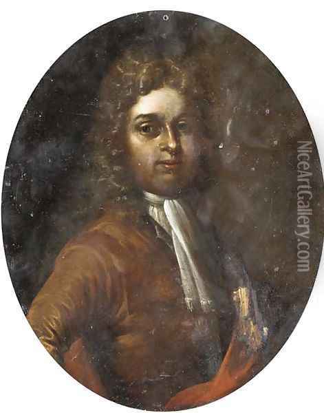 Portrait of a gentleman 2 Oil Painting - Heroman Van Der Mijn