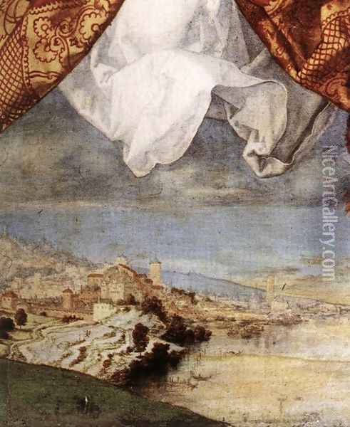 The Adoration of the Trinity (detail 5) Oil Painting - Albrecht Durer