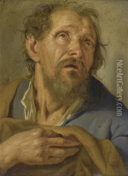 Portrait Of An Old Man Oil Painting - Jacob Van Toorenvliet