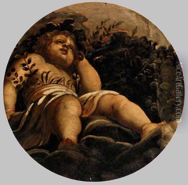 Spring Oil Painting - Jacopo Tintoretto (Robusti)