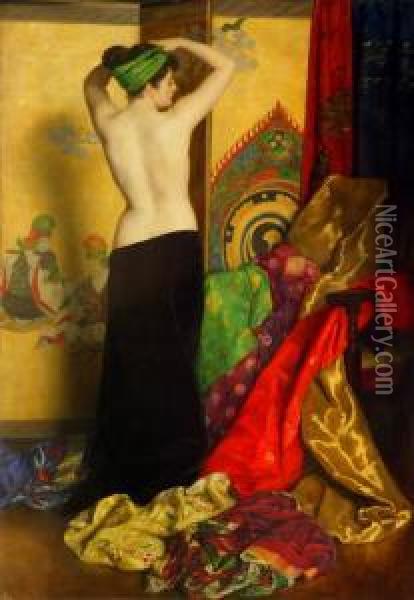 Woman Oil Painting - John Maler Collier