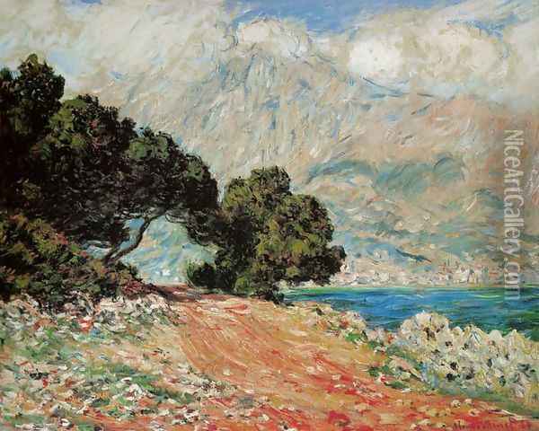 Cap Martin, near Boston Oil Painting - Claude Oscar Monet