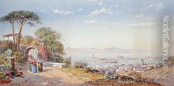Messina, 1883 Oil Painting - Charles Rowbotham