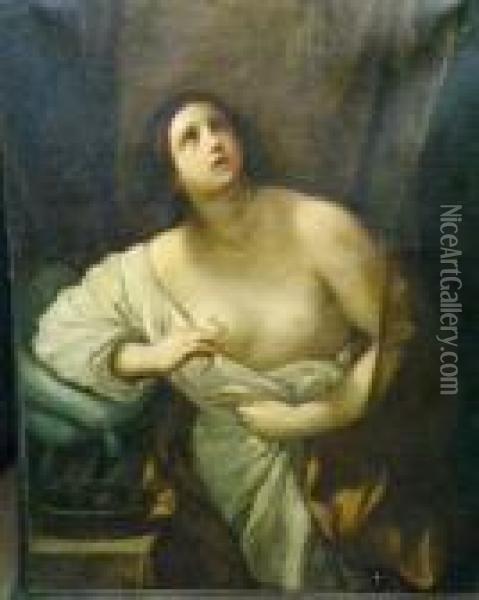 Cleopatra And The Asp Oil Painting - Guido Reni