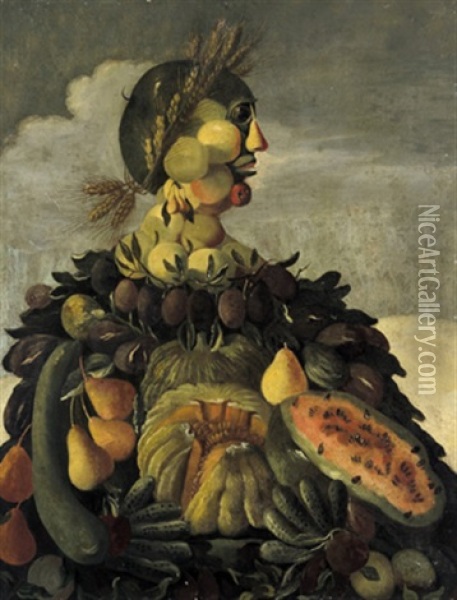 Allegoria Dell'estate: Allegorie Des Sommers Oil Painting - Francesco Zucco