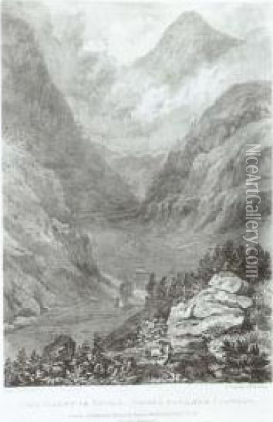 Views To Illustrate The Route Of The Simplon Oil Painting - James Pattison Cockburn
