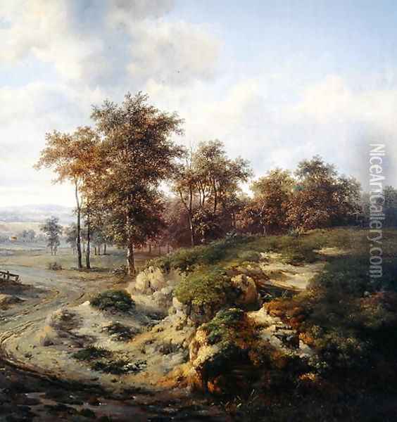 The Path to Sandhugel, 1667 Oil Painting - Jan Wijnants