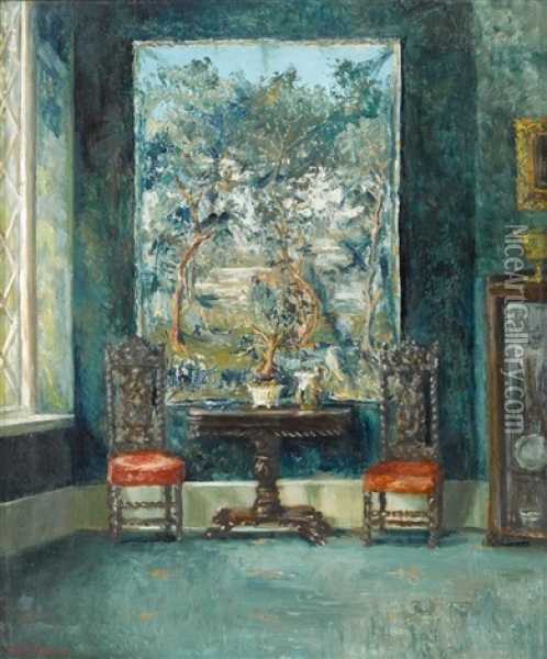 An Interior Oil Painting - Mary McClellan
