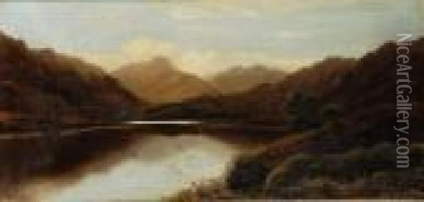 Paesaggio Con Lago Oil Painting - Charles Robert Leslie