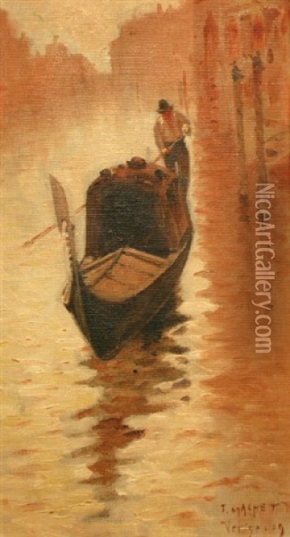 Venise Oil Painting - Jules Gachet