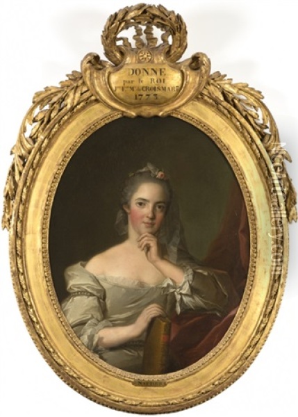 Portrait D'henriette De France, Fille De Louis Xv Et Marie Leszczynska Oil Painting - Jean Marc Nattier