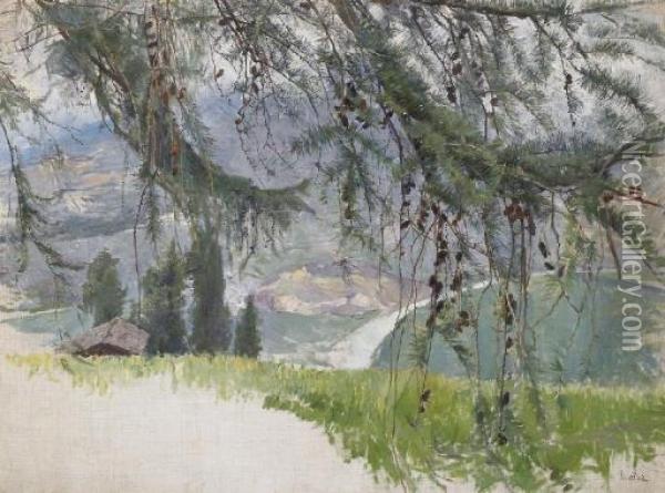 Le Melece Oil Painting - Ernest Bieler