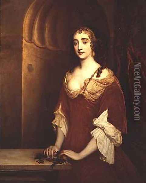 Probable portrait of Nell Gwynne 1650-87 mistress of King Charles II 1630-85 Oil Painting - Sir Peter Lely