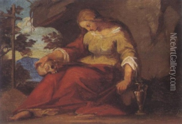 Heilige Maria Magdalena Oil Painting - Adam Huber
