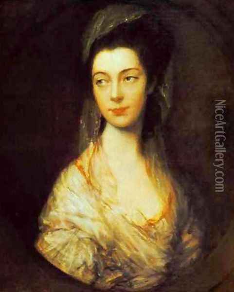 Mrs. Christopher Horton later Anne Duchess of Cumberland Oil Painting - Thomas Gainsborough