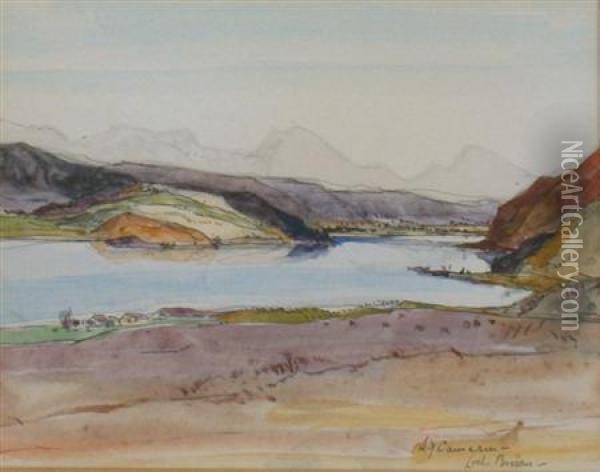 Loch Broom Oil Painting - David Young Cameron