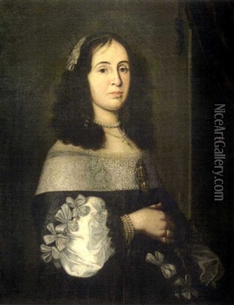 Retrato De Dama Oil Painting - Jan de Baen