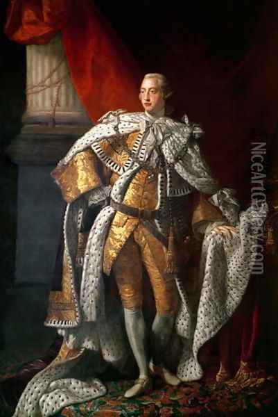 King George III 1738-1820 c.1762-64 Oil Painting - Allan Ramsay